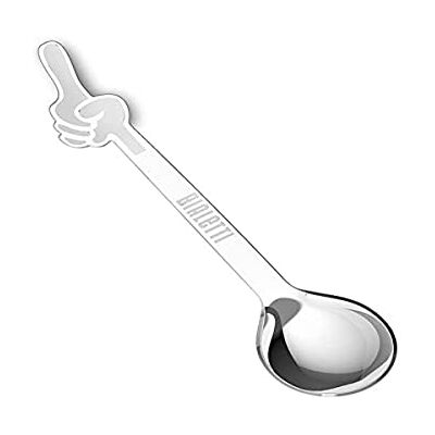 Bialetti Omino Set van 4 koffielepels van metaal, meerkleurig Bialetti Omino Set van 4 koffielepels van metaal, meerkleurig