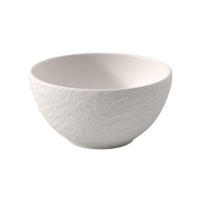 Villeroy & Boch Manufacture Rock Blanc kom, 650 ml, premium porselein, wit Villeroy & Boch Manufacture Rock Blanc kom, 650 ml, premium porselein, wit