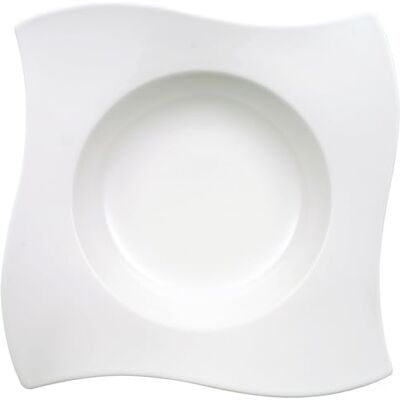 Villeroy & Boch Newwave Deegbord van porselein, wit, 31,5 x 31,5 x 11,5 cm Villeroy & Boch Newwave Deegbord van porselein, wit, 31,5 x 31,5 x 11,5 cm