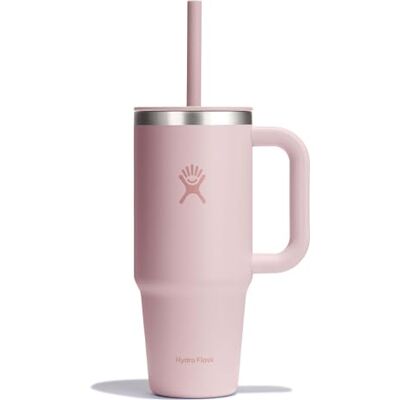 Hydro Flask Travel Tumbler 709ml (24oz) met afsluitbaar geperst rietjesdeksel Roestvrij staal Dubbelwandige vacuümisolatie Spatwaterdicht deksel Trillium Hydro Flask Travel Tumbler 709ml (24oz) met afsluitbaar geperst rietjesdeksel Roestvrij staal Dubbelwandige vacuümisolatie Spatwaterdicht deksel Trillium
