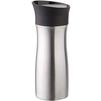 Helios Click'n'Drink Thermobeker, roestvrij staal, 0,3 l, grijs Helios Click'n'Drink Thermobeker, roestvrij staal, 0,3 l, grijs