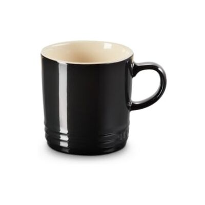 Le Creuset Mok van keramiek, 350 ml, hoogte 12 cm, onyx, 70302351400002 Le Creuset Mok van keramiek, 350 ml, hoogte 12 cm, onyx, 70302351400002