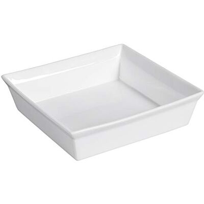 ASA 52032017 ovenschaal van porselein, 23 x 23 x 6 cm, wit ASA 52032017 ovenschaal van porselein, 23 x 23 x 6 cm, wit