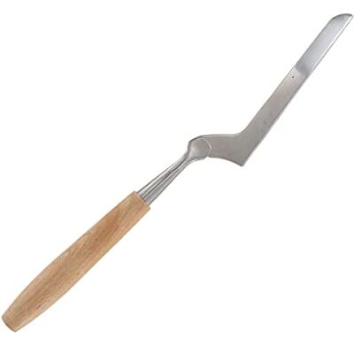 Fackelmann 40910 Kaasmes, kaasmes, kaasschijf, kaassnijder, hout, roestvrij staal, 25 cm Fackelmann 40910 Kaasmes, kaasmes, kaasschijf, kaassnijder, hout, roestvrij staal, 25 cm