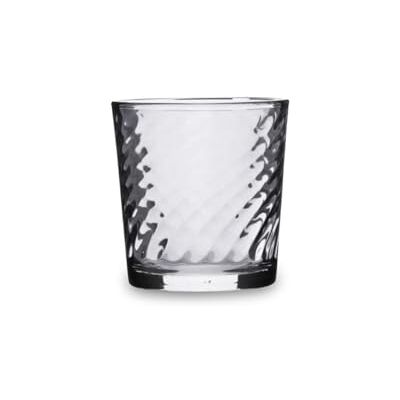 Quid Twist Set van 6 glazen met laag glas, 26 cl, transparant Quid Twist Set van 6 glazen met laag glas, 26 cl, transparant