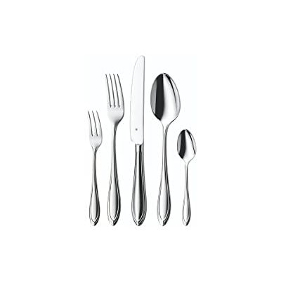 WMF Bestekset Verona 6 personen, 30-delig, eendelig mes, Cromargan gepolijst roestvrij staal, glanzend, vaatwasmachinebestendig WMF Bestekset Verona 6 personen, 30-delig, eendelig mes, Cromargan gepolijst roestvrij staal, glanzend, vaatwasmachinebestendig