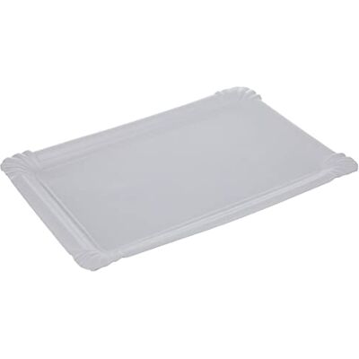 Garcia de Pou Gebak dienbladen – medium 30 x 21 cm, wit karton – 125 stuks Garcia de Pou Gebak dienbladen – medium 30 x 21 cm, wit karton – 125 stuks