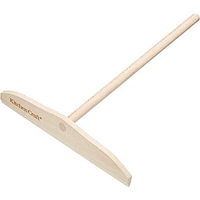 KitchenCraft Pannenkoekenstrooier, beuken, beige, 24 cm KitchenCraft Pannenkoekenstrooier, beuken, beige, 24 cm