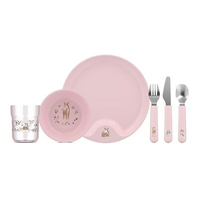 Mepal Kinderserviesset 6-delig Mio Little Dutch Peuterservies Inclusief bestek, glas, bord en kom Vaatwasmachinebestendig en BPA-vrij Mepal Kinderserviesset 6-delig Mio Little Dutch Peuterservies Inclusief bestek, glas, bord en kom Vaatwasmachinebestendig en BPA-vrij