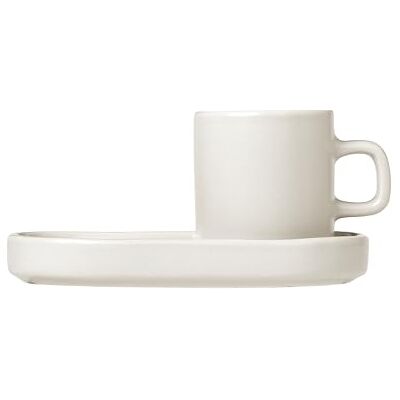 blomus PILAR 63703 Moonbeam aardewerk espressobeker blomus PILAR 63703 Moonbeam aardewerk espressobeker