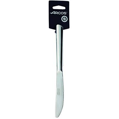 Arcos Toscana Serie keukenmessenset (3 messen), eendelig uit één stuk roestvrij staal 18/10 en 220 mm, zilverkleurig Arcos Toscana Serie keukenmessenset (3 messen), eendelig uit één stuk roestvrij staal 18/10 en 220 mm, zilverkleurig