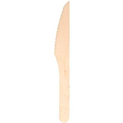 Garcia de Pou 100 stuks – messen 'Makan', 16,4 cm, natuurlijk hout Garcia de Pou 100 stuks – messen 'Makan', 16,4 cm, natuurlijk hout