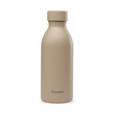 QWETCH Thermosfles, 500 ml, pastelblauw, ICON – drinkfles met compact en elegant design, gerecycled roestvrij staal, 24 uur koud en 12 uur warm, waterdicht QWETCH Thermosfles, 500 ml, pastelblauw, ICON – drinkfles met compact en elegant design, gerecycled roestvrij staal, 24 uur koud en 12 uur warm, waterdicht