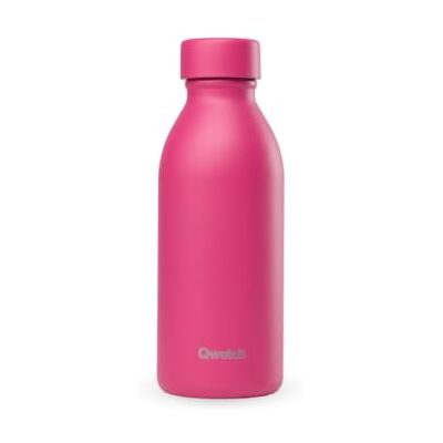 QWETCH Icon Thermosfles, 500 ml, magenta, compact en elegant design, gerecycled roestvrij staal, 24 uur koud en 12 uur warm, lekvrij QWETCH Icon Thermosfles, 500 ml, magenta, compact en elegant design, gerecycled roestvrij staal, 24 uur koud en 12 uur warm, lekvrij