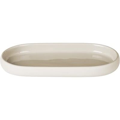blomus Dienblad, keramiek, siliconen, lichtbeige, H 2,5 cm, B 10 cm, T 19 cm 69060 blomus Dienblad, keramiek, siliconen, lichtbeige, H 2,5 cm, B 10 cm, T 19 cm 69060