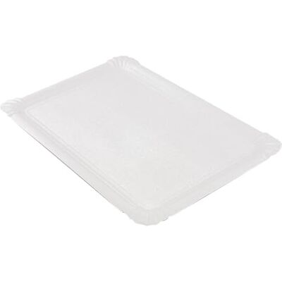 Garcia de Pou 125 stuks bakkerij-dienbladen van wit karton, middelgroot, 33 x 23 cm Garcia de Pou 125 stuks bakkerij-dienbladen van wit karton, middelgroot, 33 x 23 cm