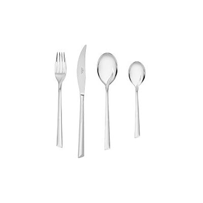 Gerlach Flames 68-delige bestekset voor 12 personen, vaatwasmachinebestendig, roestvrij staal, elegant tafelbestek, messen, koffielepel, taartspatel Gerlach Flames 68-delige bestekset voor 12 personen, vaatwasmachinebestendig, roestvrij staal, elegant tafelbestek, messen, koffielepel, taartspatel