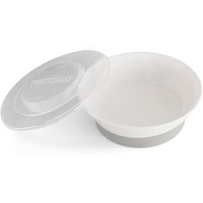 Twistshake Peuterkommen met Afdichtende Deksel en siliconen ring Zelfvoeding, Voedselbakje voor baby kinderen en peuter, Gemakkelijk te Reinigen, BPA-Vrij, 6 Maanden+, Wit Twistshake Peuterkommen met Afdichtende Deksel en siliconen ring Zelfvoeding, Voedselbakje voor baby kinderen en peuter, Gemakkelijk te Reinigen, BPA-Vrij, 6 Maanden+, Wit
