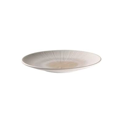 APS 85504 bord blauw Ø 26 cm, hoogte 3 cm, melamine wit/beige APS 85504 bord blauw Ø 26 cm, hoogte 3 cm, melamine wit/beige