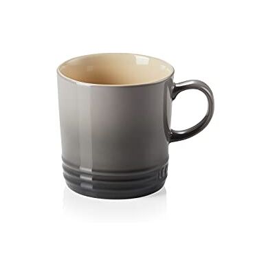 Le Creuset Mok van keramiek, 350 ml, hoogte 12 cm, Flint, 70302354440002 Le Creuset Mok van keramiek, 350 ml, hoogte 12 cm, Flint, 70302354440002