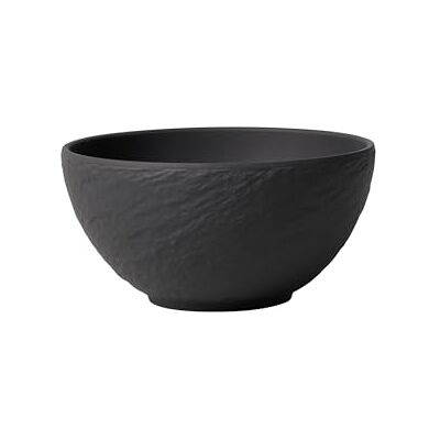 Villeroy & Boch fabriceren Rock Bowl, 650 ml, hoogwaardig porselein, zwart Villeroy & Boch fabriceren Rock Bowl, 650 ml, hoogwaardig porselein, zwart