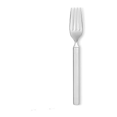 Alessi 4180/2 Dry tafelvork, roestvrij staal 18/10, glanzend, met gesatineerde handgreep, 6 stuks Alessi 4180/2 Dry tafelvork, roestvrij staal 18/10, glanzend, met gesatineerde handgreep, 6 stuks
