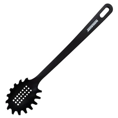 Fackelmann Fenix Spaghettilepel, 100% gerecycled RPET-materiaal, recyclebare kunststof met hoge hittebestendigheid tot 230 °C, hoge duurzaamheid, krasbestendig, kleur zwart, 30 cm, 1 Fackelmann Fenix Spaghettilepel, 100% gerecycled RPET-materiaal, recyclebare kunststof met hoge hittebestendigheid tot 230 °C, hoge duurzaamheid, krasbestendig, kleur zwart, 30 cm, 1