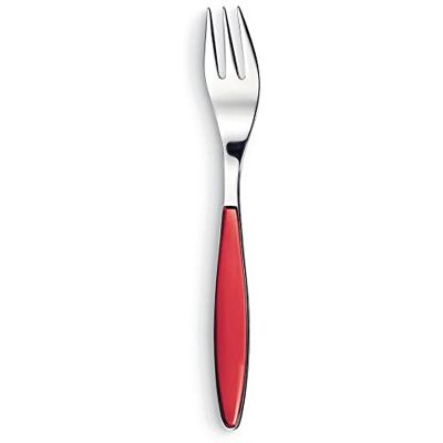Guzzini Feeling, dessertvork rood transparant, 15,5 cm 23000565 Guzzini Feeling, dessertvork rood transparant, 15,5 cm 23000565