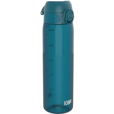 Ion8 Drinkfles, 500 ml, lekvrij, gemakkelijk te openen, veilige vergrendeling, vaatwasmachinebestendig, BPA-vrij, draaggreep, past in bekerhouders, halve kop, donkerblauwgroen Ion8 Drinkfles, 500 ml, lekvrij, gemakkelijk te openen, veilige vergrendeling, vaatwasmachinebestendig, BPA-vrij, draaggreep, past in bekerhouders, halve kop, donkerblauwgroen