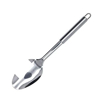 Fackelmann 670430 Ovaal serveerlepel, roestvrij staal, platte lepel voor serveren, roestvrij staal, zilver, 32,1 x 7,2 x 1,6 cm Fackelmann 670430 Ovaal serveerlepel, roestvrij staal, platte lepel voor serveren, roestvrij staal, zilver, 32,1 x 7,2 x 1,6 cm