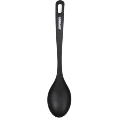 Fackelmann Fenix Keukenlepel, 100% gerecycled RPET-materiaal, recyclebare kunststof met hoge hittebestendigheid tot 230 °C, hoge duurzaamheid, krasbestendig, kleur zwart, 31 cm, 1 stuk Fackelmann Fenix Keukenlepel, 100% gerecycled RPET-materiaal, recyclebare kunststof met hoge hittebestendigheid tot 230 °C, hoge duurzaamheid, krasbestendig, kleur zwart, 31 cm, 1 stuk