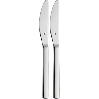 WMF Nuova Set van 2 fruitmessen van gepolijst Cromargan roestvrij staal, 18 cm, vaatwasmachinebestendig WMF Nuova Set van 2 fruitmessen van gepolijst Cromargan roestvrij staal, 18 cm, vaatwasmachinebestendig
