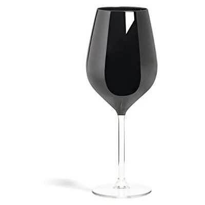 Excelsa 60492 Color Wine wijnglazen, glas, zwart, 6 stuks Excelsa 60492 Color Wine wijnglazen, glas, zwart, 6 stuks