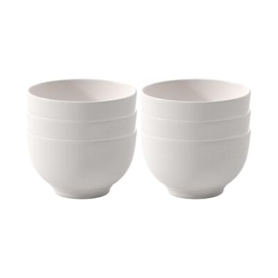 Villeroy & Boch vivo by Group Basic Bowls, set van 6 Hardliness, premium porseleinwol, wit Villeroy & Boch vivo by Group Basic Bowls, set van 6 Hardliness, premium porseleinwol, wit