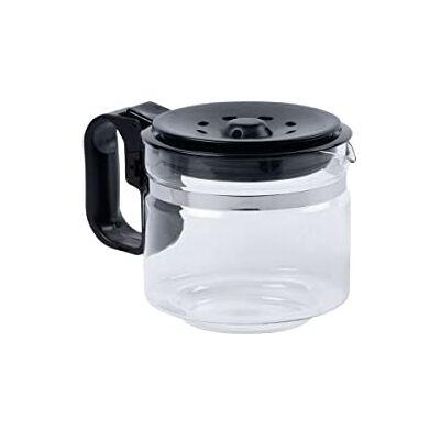 Fackelmann 20999 Koffiekan aanpasbaar, zwart, transparant, kunststof, glas, hoogte 12,7 tot 14,5 cm, diameter 13,5 cm Fackelmann 20999 Koffiekan aanpasbaar, zwart, transparant, kunststof, glas, hoogte 12,7 tot 14,5 cm, diameter 13,5 cm