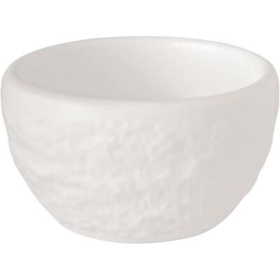 Villeroy & Boch Manufacture Rock wit eierdopje, vaatwasmachinebestendig, matte leisteenlook, modern design, te gebruiken als borrelglas/likeurglas, premium porselein Villeroy & Boch Manufacture Rock wit eierdopje, vaatwasmachinebestendig, matte leisteenlook, modern design, te gebruiken als borrelglas/likeurglas, premium porselein