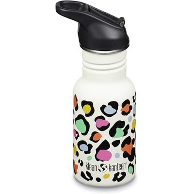 Klean Kanteen 1011207 Classic Narrow (Flip Sport) drinkfles met roestvrijstalen dop in de kleur roze met een volume van 355 ml Klean Kanteen 1011207 Classic Narrow (Flip Sport) drinkfles met roestvrijstalen dop in de kleur roze met een volume van 355 ml