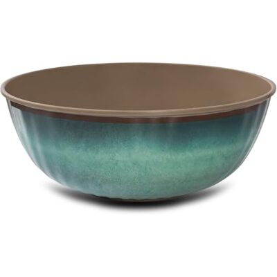 Hummelladen Jesolo Melamine slakom, aardewerk, diameter 27 cm, 3,5 l, groen Hummelladen Jesolo Melamine slakom, aardewerk, diameter 27 cm, 3,5 l, groen