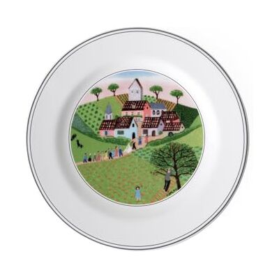 Villeroy & Boch Design Naif Broodbord "Mariage" (broodbord), 17 cm, premium porselein, wit/meerkleurig. Villeroy & Boch Design Naif Broodbord "Mariage" (broodbord), 17 cm, premium porselein, wit/meerkleurig.