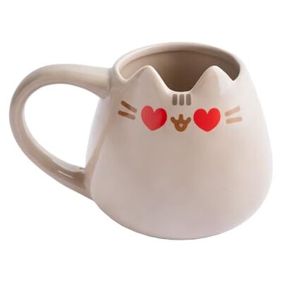 Grupo Erik Pusheen mok 420 ml officieel gelicentieerde keramische mok koffie- en theemok, cadeau-idee voor geek, verjaardag of Kerstmis Grupo Erik Pusheen mok 420 ml officieel gelicentieerde keramische mok koffie- en theemok, cadeau-idee voor geek, verjaardag of Kerstmis
