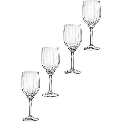 Bormioli Rocco Florian witte wijn- en spritzglazen, transparant, 395 ml, 4 stuks Bormioli Rocco Florian witte wijn- en spritzglazen, transparant, 395 ml, 4 stuks