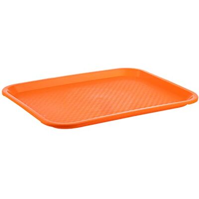 APS 534 Fast Food dienblad onbreekbaar, Made in Germany, 35 x 27 x 2 cm, oranje APS 534 Fast Food dienblad onbreekbaar, Made in Germany, 35 x 27 x 2 cm, oranje