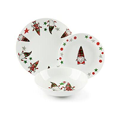 Excelsa Tartan Gnome Servies 18-delig 65504 Excelsa Tartan Gnome Servies 18-delig 65504