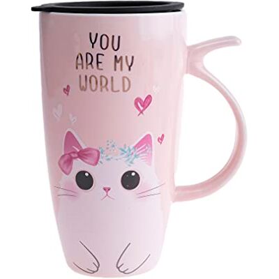 lachineuse Gigantische mok KAWAII CAT 600 ml porselein lachineuse Gigantische mok KAWAII CAT 600 ml porselein