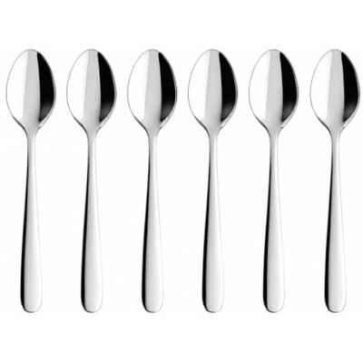 Villeroy & Boch Daily Line Koffielepel, 6 stuks, roestvrij staal Magnetronbestendig, kerstservies, dessertschaal, snacks of sauzen, kerstschaal, hoogwaardig porselein Villeroy & Boch Daily Line Koffielepel, 6 stuks, roestvrij staal Magnetronbestendig, kerstservies, dessertschaal, snacks of sauzen, kerstschaal, hoogwaardig porselein
