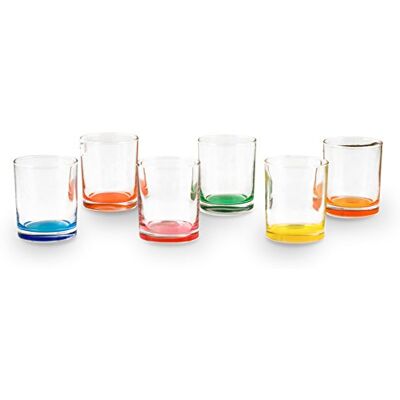 Pasabahce Swing glazen glas, meerkleurig, 1 stuk Pasabahce Swing glazen glas, meerkleurig, 1 stuk
