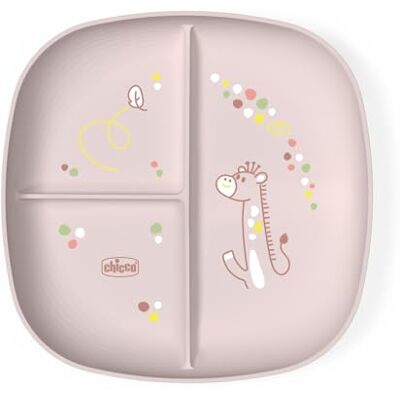 Chicco Voedselbord voor baby's en kinderen, voedselbord met 3 vakken om nieuwe smaken te ontdekken, vaatwasmachinebestendig, magnetron, BPA-vrij, 12 maanden, roze Chicco Voedselbord voor baby's en kinderen, voedselbord met 3 vakken om nieuwe smaken te ontdekken, vaatwasmachinebestendig, magnetron, BPA-vrij, 12 maanden, roze