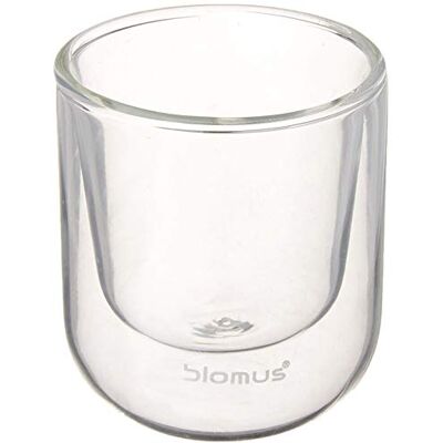 blomus Set van 2 Latte Macchiato glazen van Nero (65 mm) blomus Set van 2 Latte Macchiato glazen van Nero (65 mm)