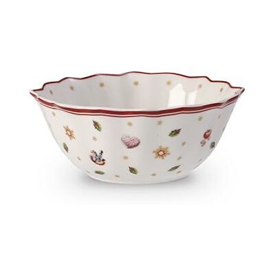 Villeroy & Boch Toy's Delight Kleine kom, premium porselein, wit/rood, klein Villeroy & Boch Toy's Delight Kleine kom, premium porselein, wit/rood, klein