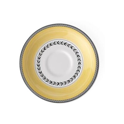 Villeroy & Boch Villeroy en Boch Audun Ferme Mokka en espresso-onderzetters van porselein, 14 cm, wit/meerkleurig Villeroy & Boch Villeroy en Boch Audun Ferme Mokka en espresso-onderzetters van porselein, 14 cm, wit/meerkleurig